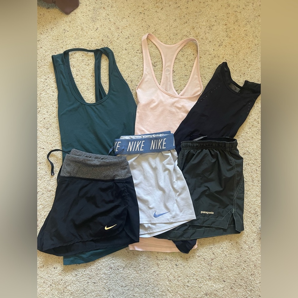 Lululemon and Patagonia Activewear Set